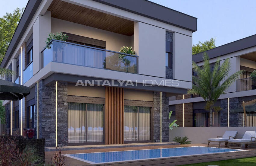 Maison Individuelle De 4 Chambres Avec Piscine À Antalya Dosemealti