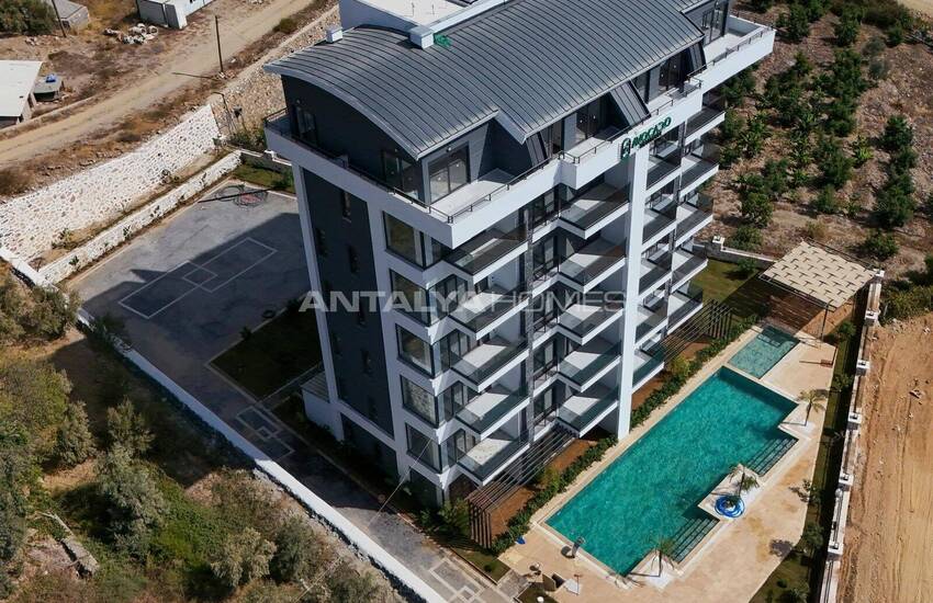 Eleganta Lägenheter Med Utsikt Över Stad Och Natur I Alanya 4