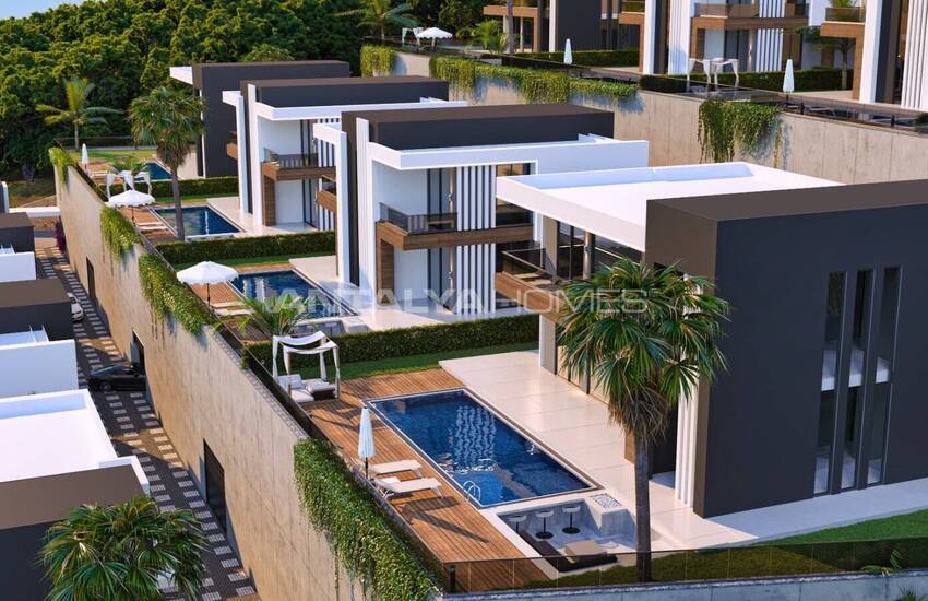 Alanya'da Özel Havuzlu ve Bahçeli Müstakil Evler 3