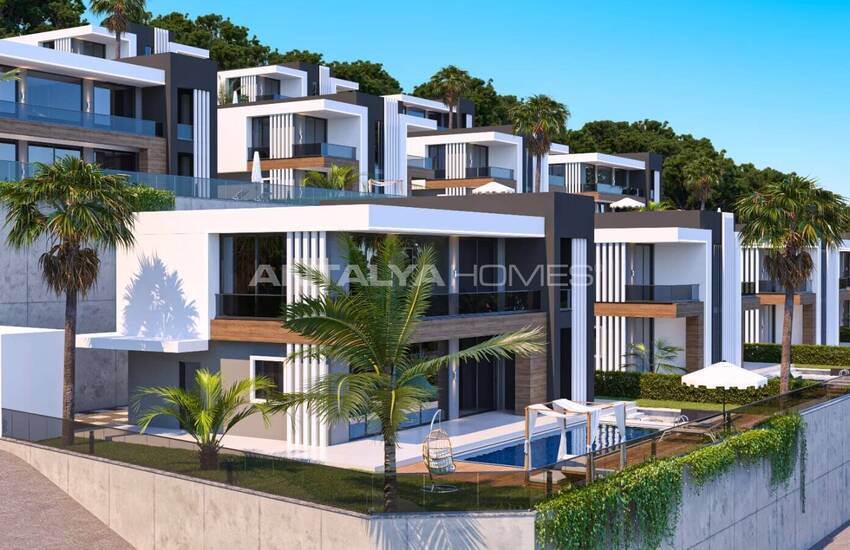 Alanya'da Özel Havuzlu ve Bahçeli Müstakil Evler 2