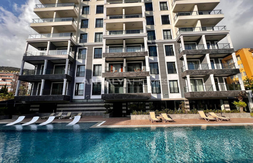 Snygg Lägenhet I Ett Komplex Med Pool I Alanya 4
