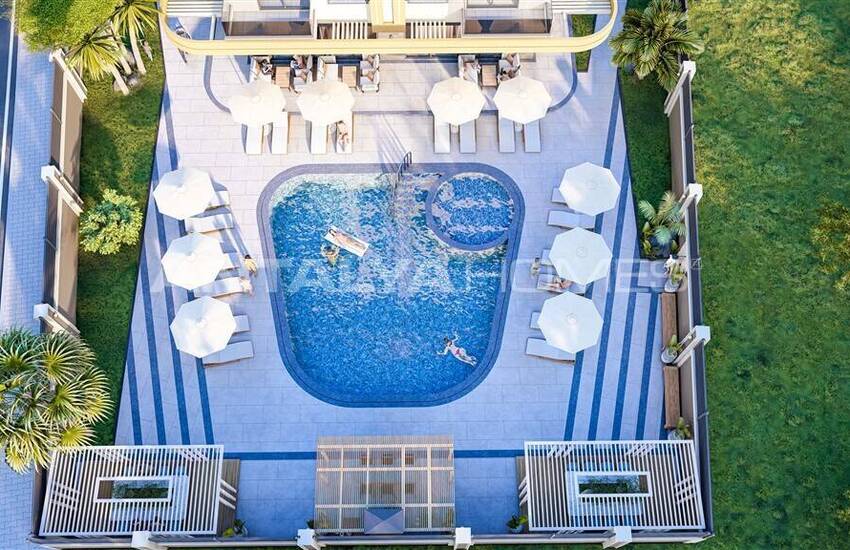 Недвижимость в одноблочном комплексе рядом с морем в Алании 15