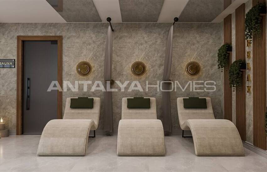 Alanya'da Denize Yakın Tek Bloklu Site İçinde Satılık Daireler  14