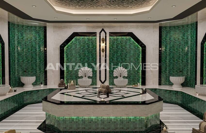 Alanya'da Denize Yakın Tek Bloklu Site İçinde Satılık Daireler  13