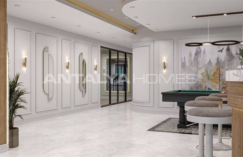 Alanya'da Denize Yakın Tek Bloklu Site İçinde Satılık Daireler  8