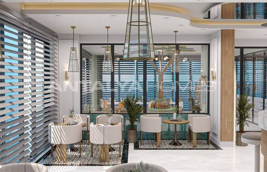 Alanya'da Denize Yakın Tek Bloklu Site İçinde Satılık Daireler  9