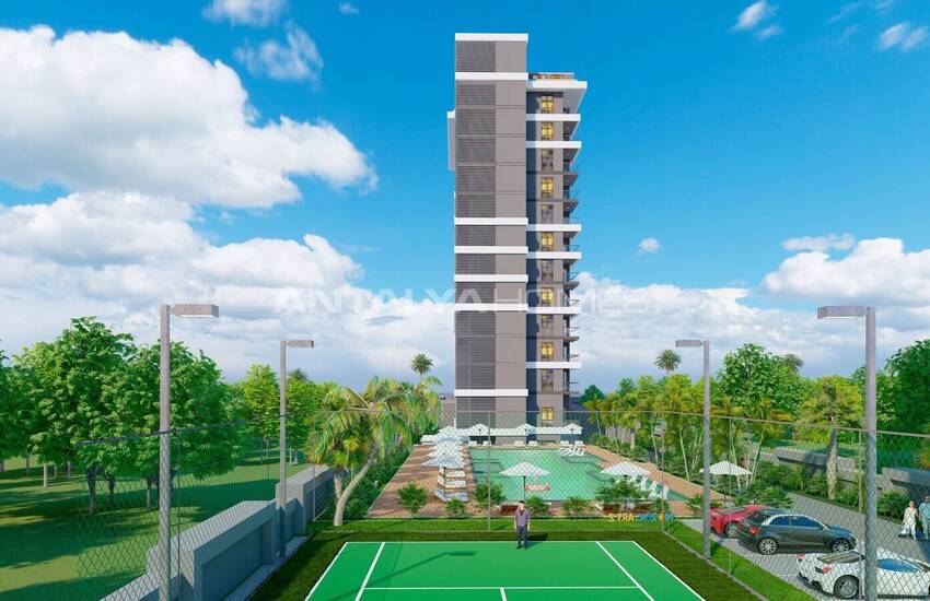 Апартаменты на первой линии пляжа в новом проекте в Алании Турция 3