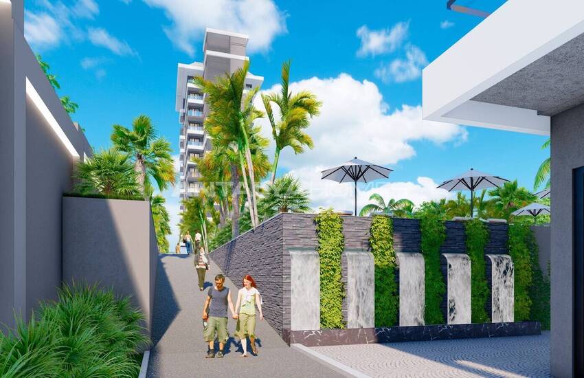 Апартаменты на первой линии пляжа в новом проекте в Алании Турция 6