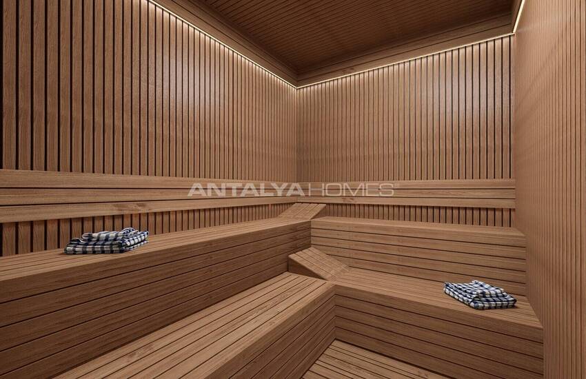 Апартаменты на первой линии пляжа в новом проекте в Алании Турция 14