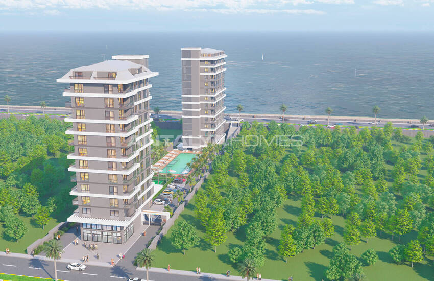 Beachfront Apartments in a Brand New Project in Alanya Turkey 1