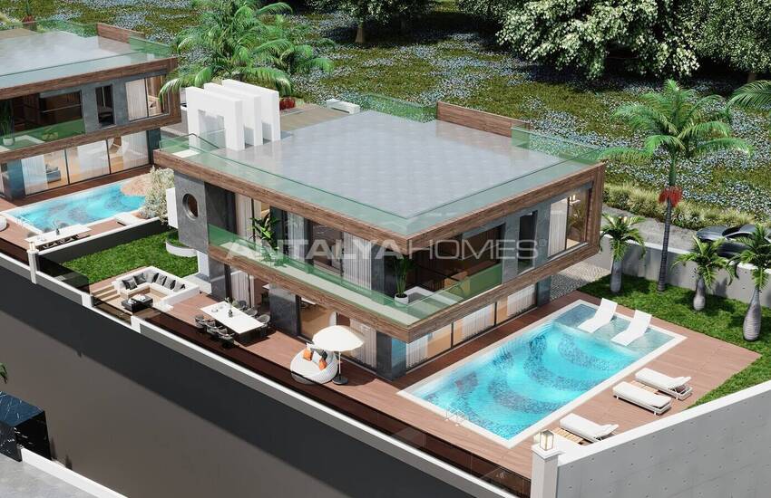 فلل مطلة على البحر مع مسبح خاص في ألانيا أنطاليا 4