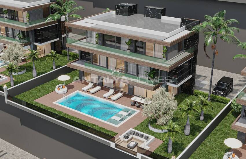 فلل مطلة على البحر مع مسبح خاص في ألانيا أنطاليا 5