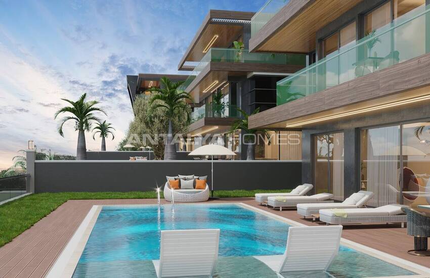 فلل مطلة على البحر مع مسبح خاص في ألانيا أنطاليا 7