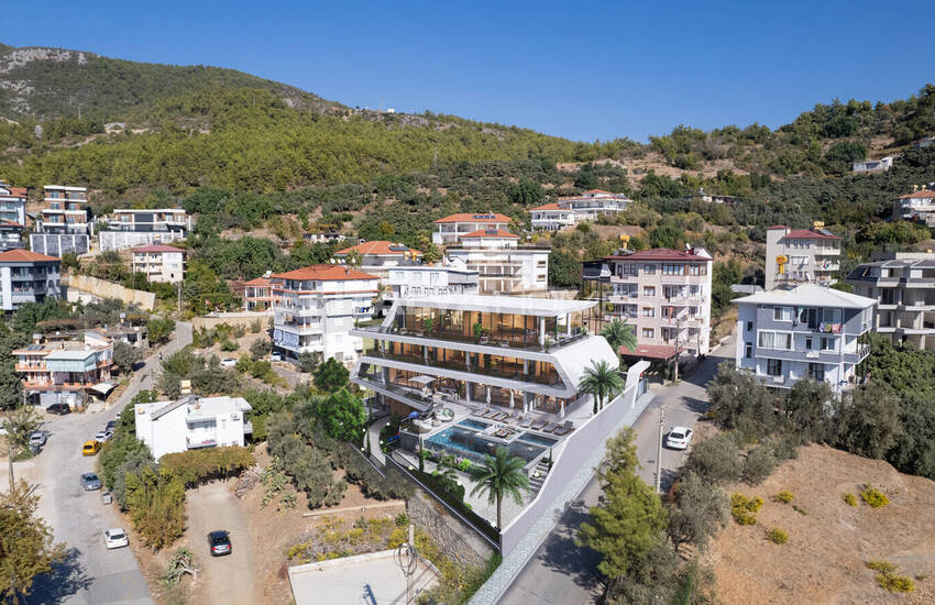 Detached Sea and Castle View House in Alanya Antalya 18