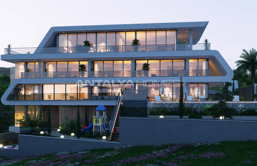 Detached Sea and Castle View House in Alanya Antalya 8