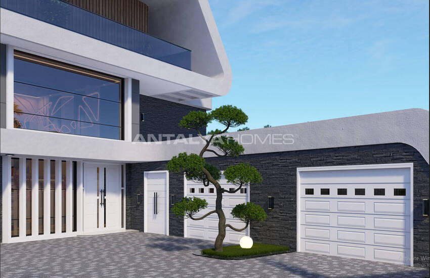 Detached Sea and Castle View House in Alanya Antalya 16