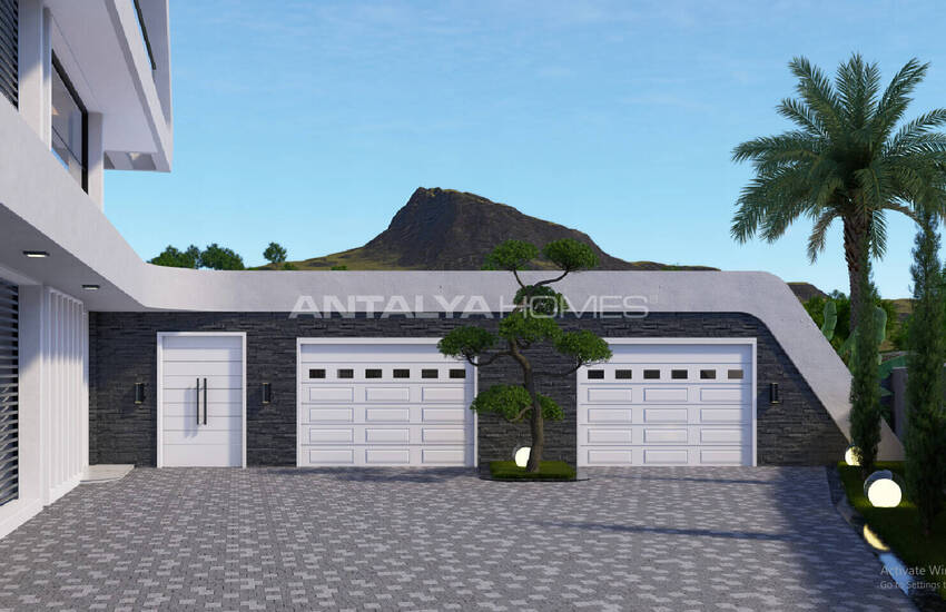 Detached Sea and Castle View House in Alanya Antalya 15