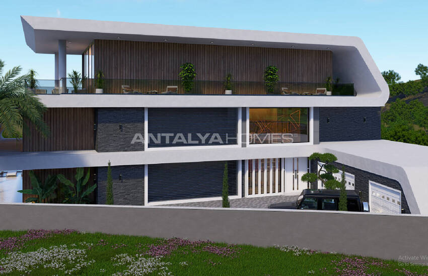 Detached Sea and Castle View House in Alanya Antalya 3