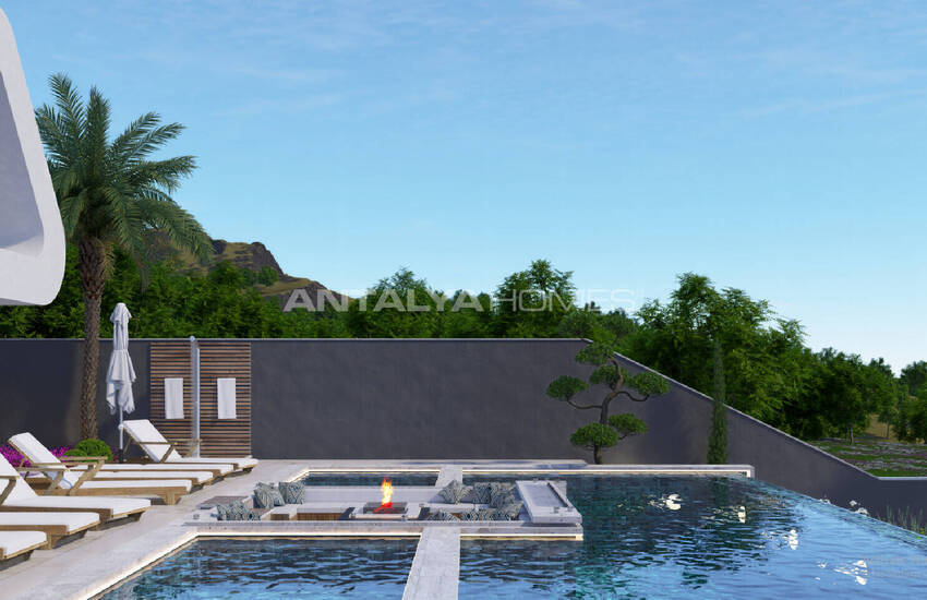 Detached Sea and Castle View House in Alanya Antalya 10