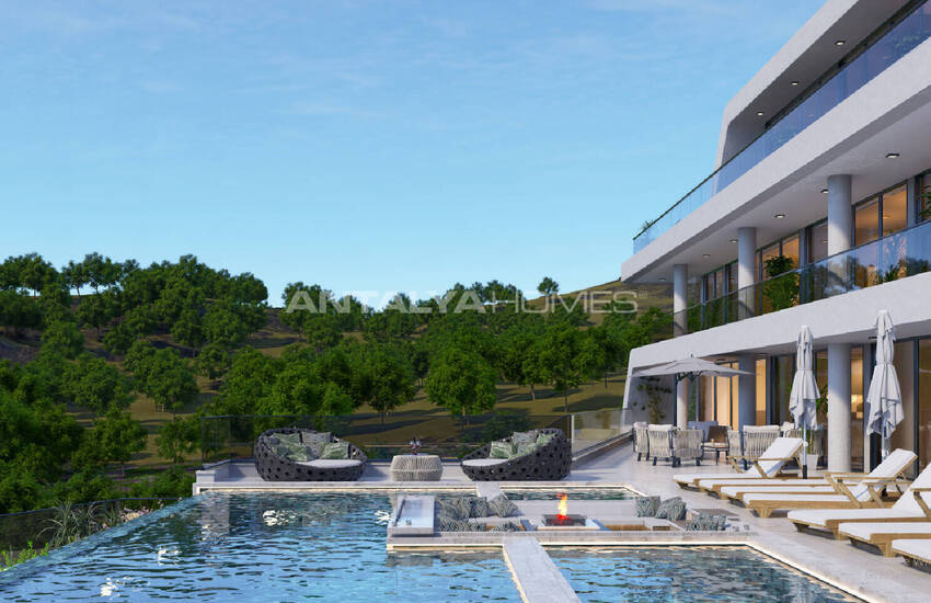 Detached Sea and Castle View House in Alanya Antalya 9
