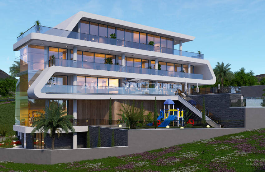 Detached Sea and Castle View House in Alanya Antalya 5