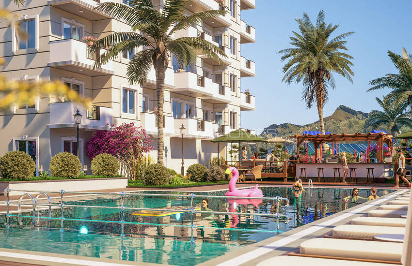 Apartments with Pool and Parking in Alanya Payallar