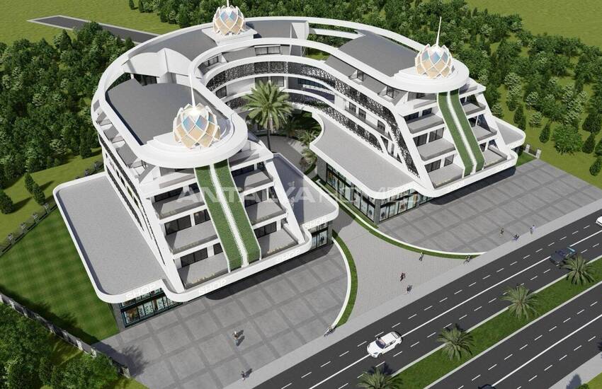 املاک تجاری در یک جاده شلوغ در آلانیا 7