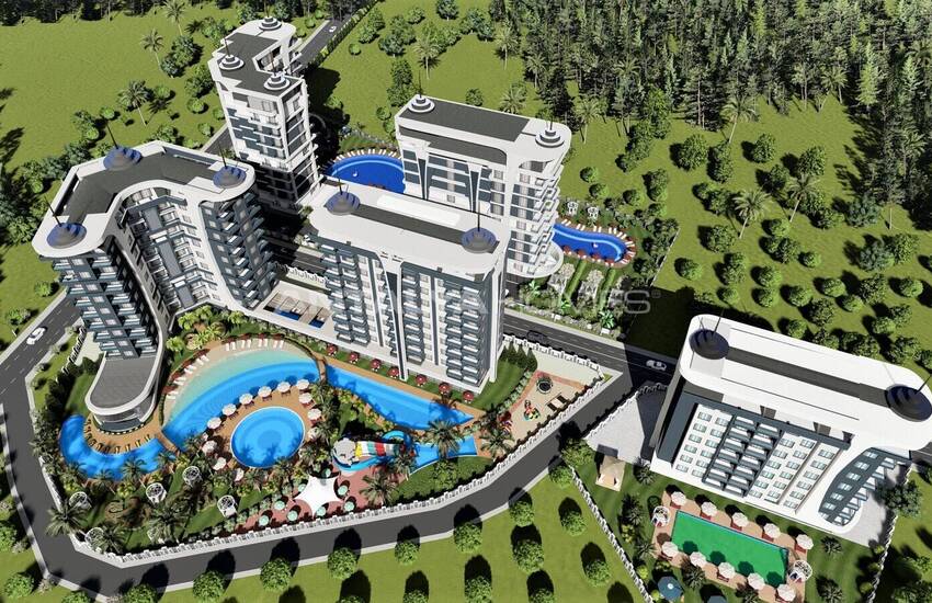 Stilvolle Wohnungen In Einem Umfangreichen Projekt In Alanya Avsallar 9