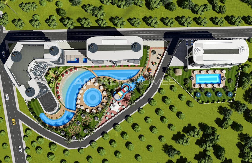 Stilvolle Wohnungen In Einem Umfangreichen Projekt In Alanya Avsallar 7