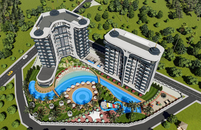 Stilvolle Wohnungen In Einem Umfangreichen Projekt In Alanya Avsallar 3