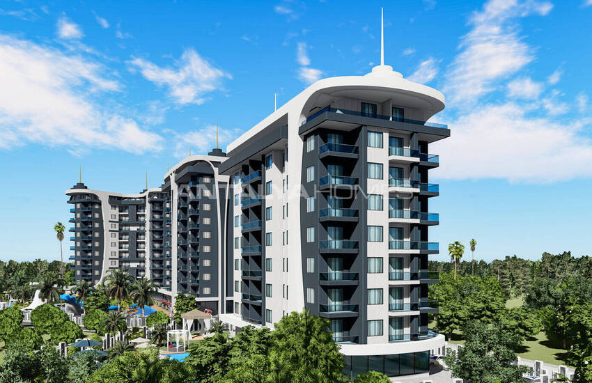Stylish Flats in an Extensive Project in Alanya Avsallar 5
