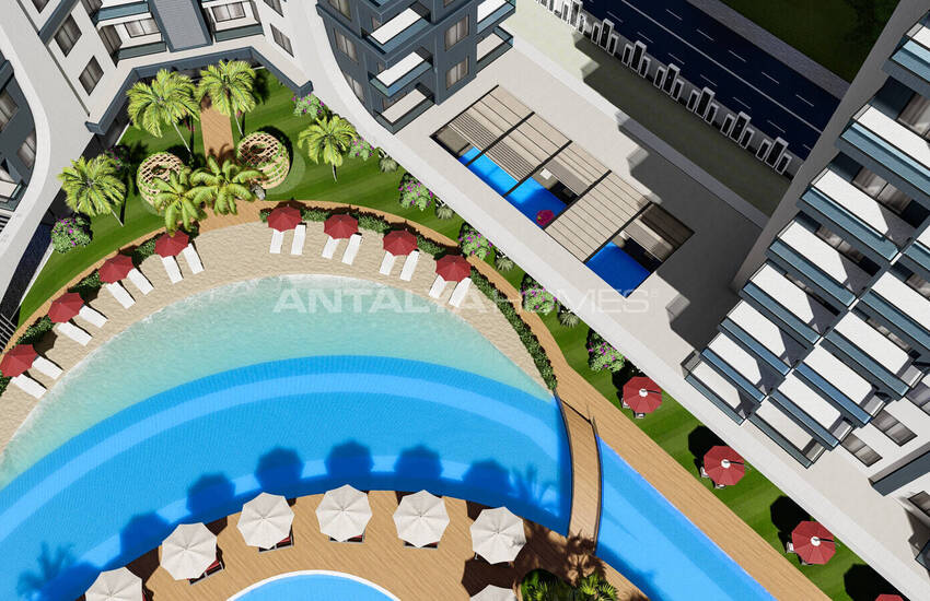 Stylish Flats in an Extensive Project in Alanya Avsallar 14