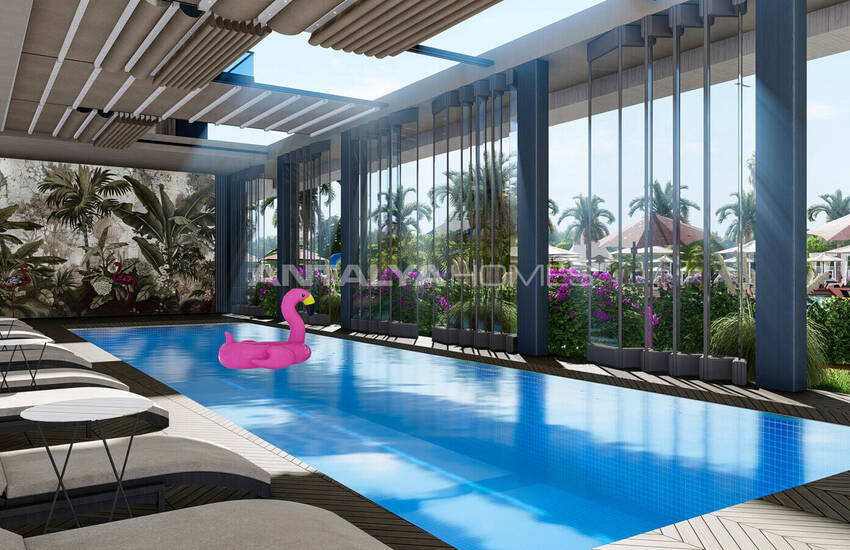 Stylish Flats in an Extensive Project in Alanya Avsallar 17