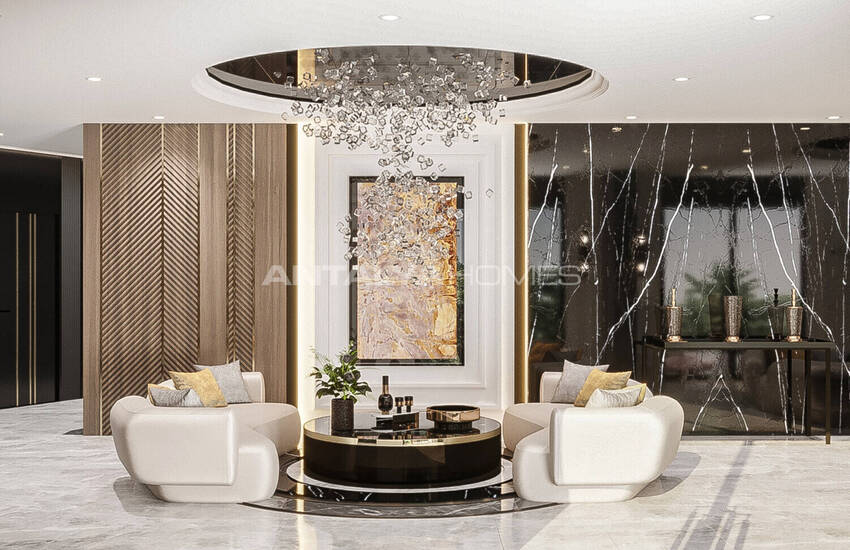 Stylish Flats in an Extensive Project in Alanya Avsallar 21