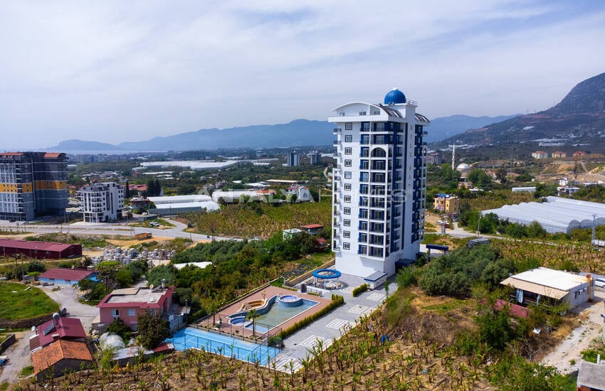 Wohnungen Mit Meer- Und Stadtblick, Pool Und Parkplatz In Alanya 1