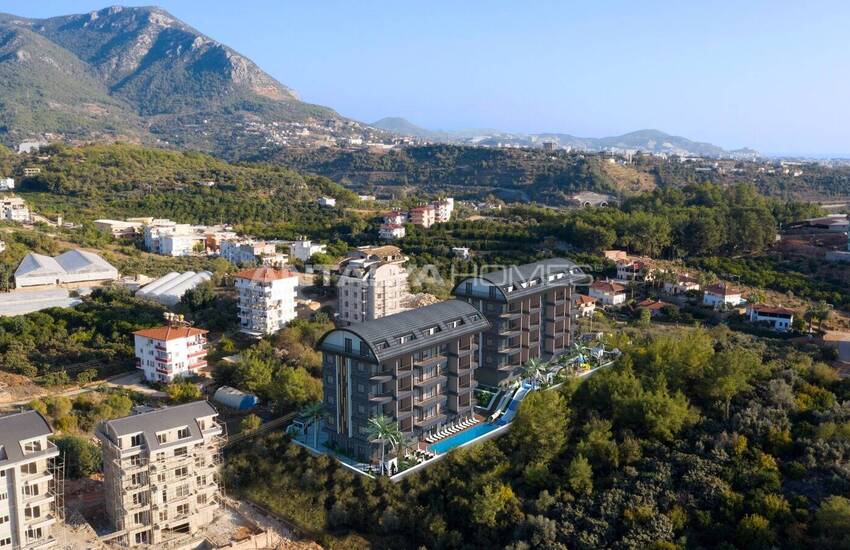 1 En 2-slaapkamerhuizen Met Rijke Voorzieningen In Alanya Oba