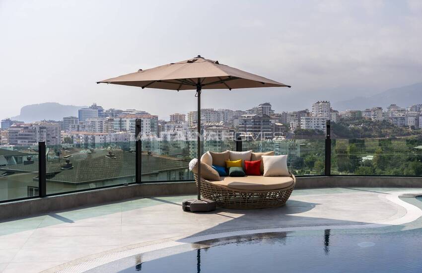 Lägenheter Med Havsutsikt Och Stadsutsikt Och Pool I Alanya 15