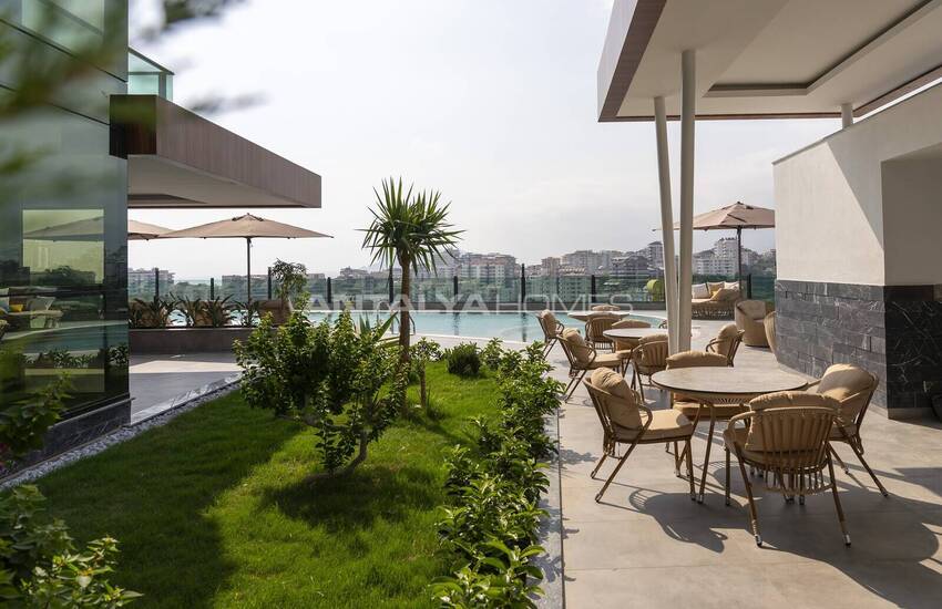 Meer- Und Stadtblick-wohnungen In Einer Anlage Mit Pool In Alanya 17