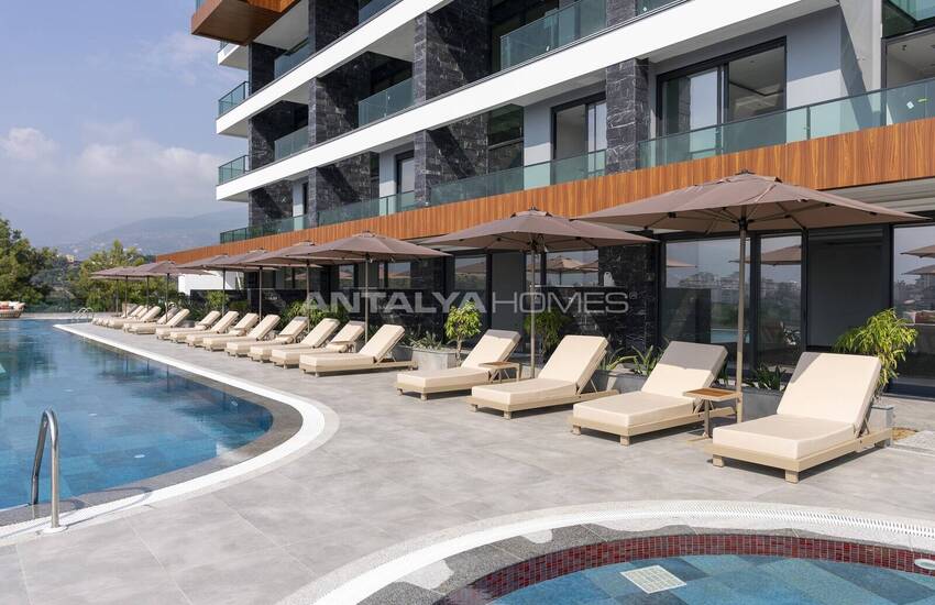 Meer- Und Stadtblick-wohnungen In Einer Anlage Mit Pool In Alanya 9