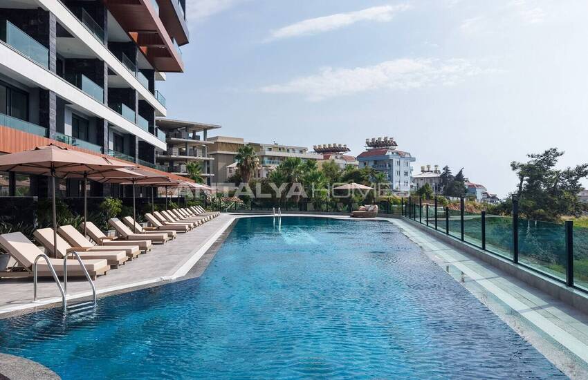 Meer- Und Stadtblick-wohnungen In Einer Anlage Mit Pool In Alanya 8