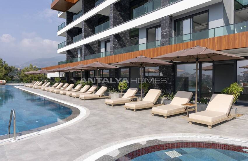 شقق مطلة على البحر والمدينة في مجمع مع مسبح في ألانيا 9