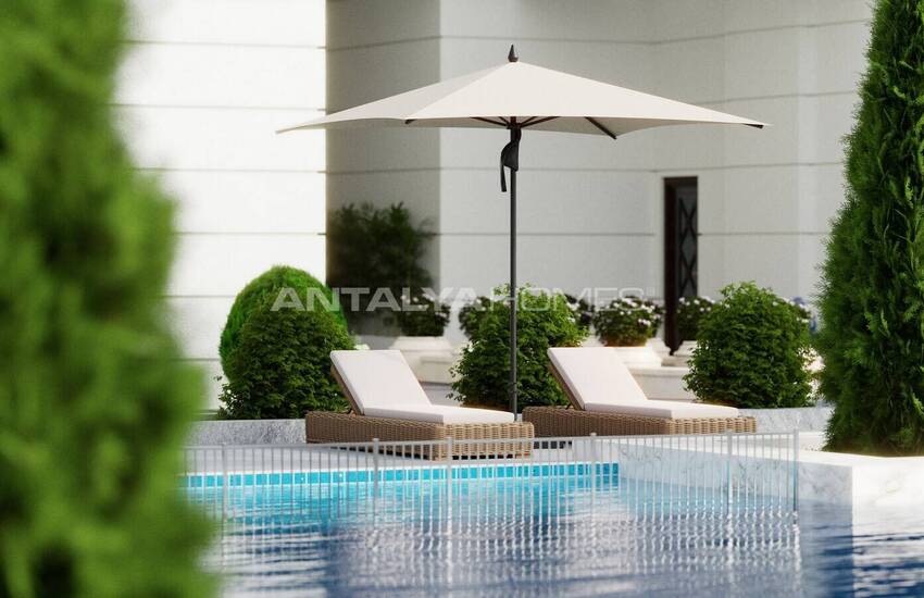 Properties in a Project 300 M From the Sea in Alanya 3