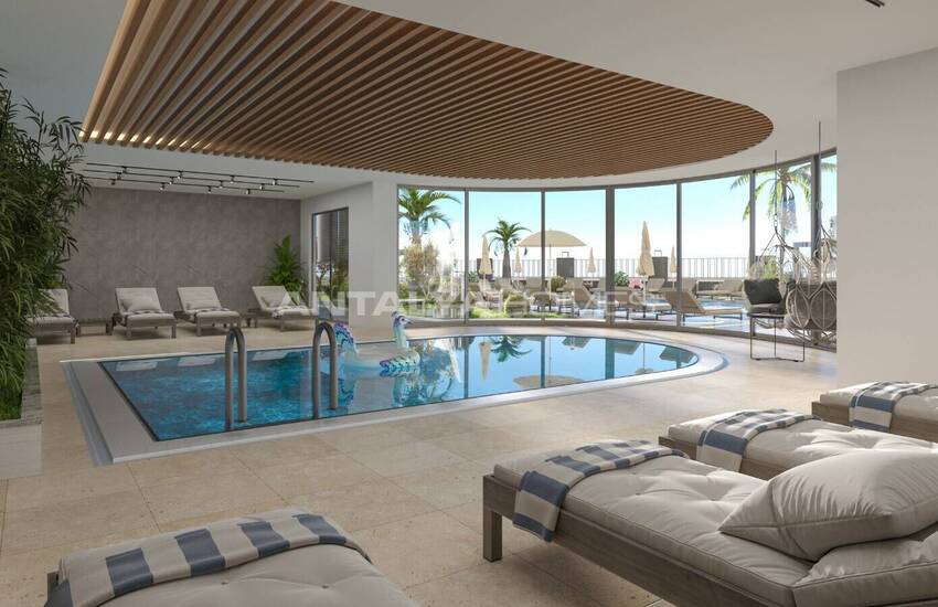 Maison Individuelle Avec Vue Sur La Mer Et Piscine Privée À Alanya 16