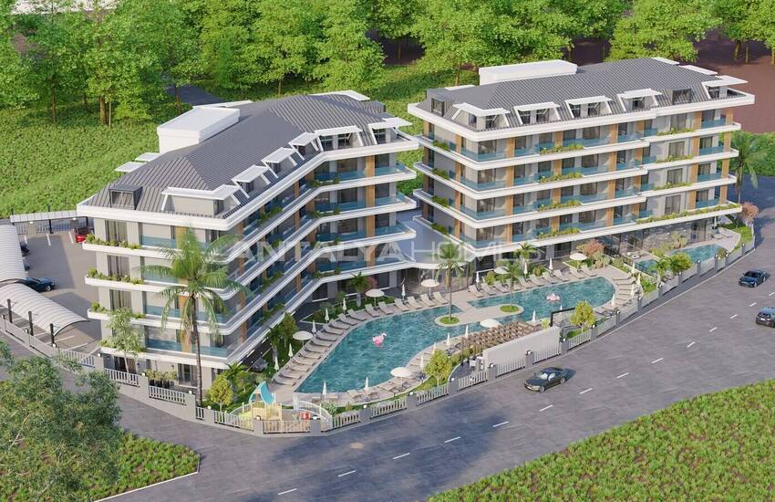 Fristående Hus Med Havsutsikt Och Privat Pool I Alanya