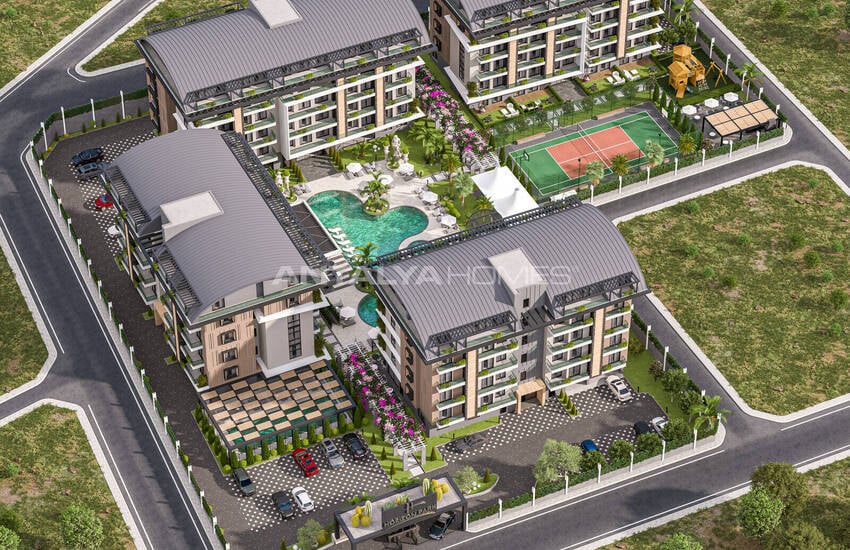 Appartements Élégants Avec De Nombreuses Équipements À Alanya Oba 3