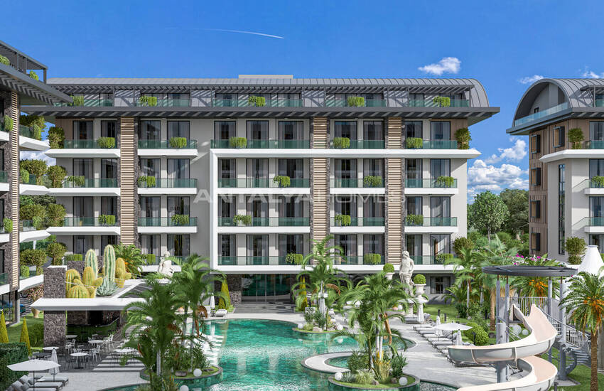 Appartements Élégants Avec De Nombreuses Équipements À Alanya Oba 1