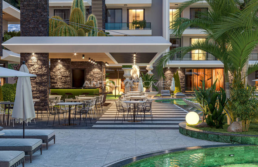 Appartements Élégants Avec De Nombreuses Équipements À Alanya Oba 6