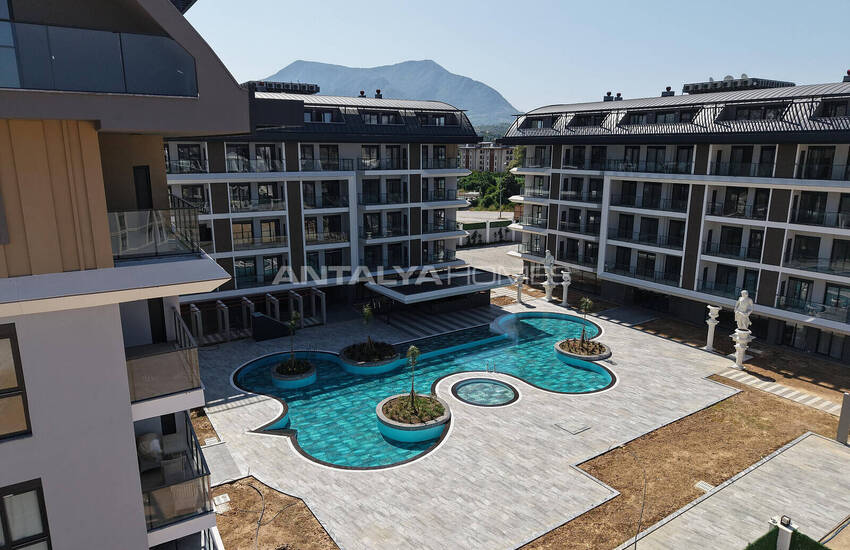 Snygga Lägenheter Med Omfattande Bekvämligheter I Alanya Oba 3