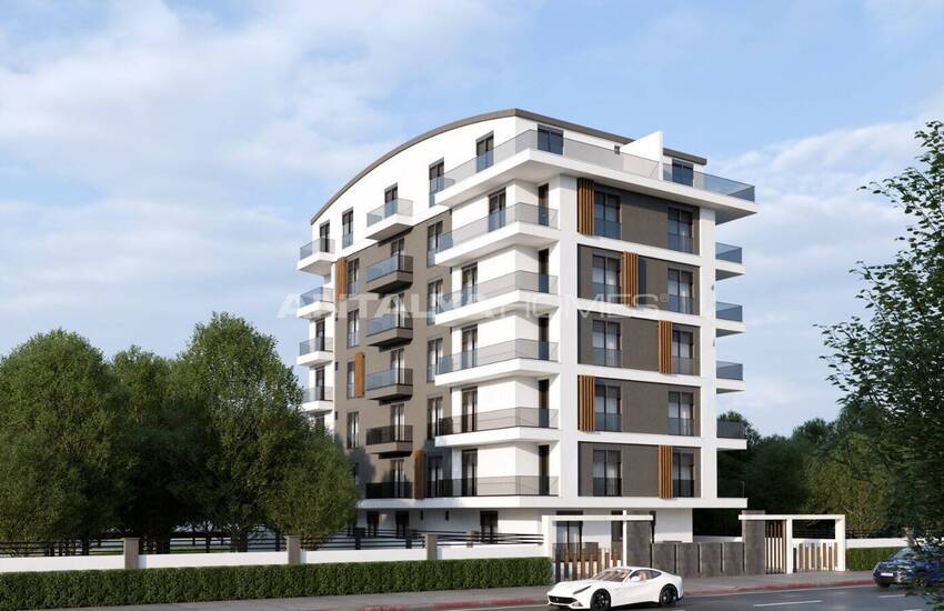 Antalya Muratpaşa'da Otoparklı Site İçinde Şık Daireler 2