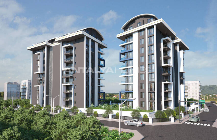 Alanya'da Plaja Yakın Zengin Olanaklara Sahip Sitede Daireler 3